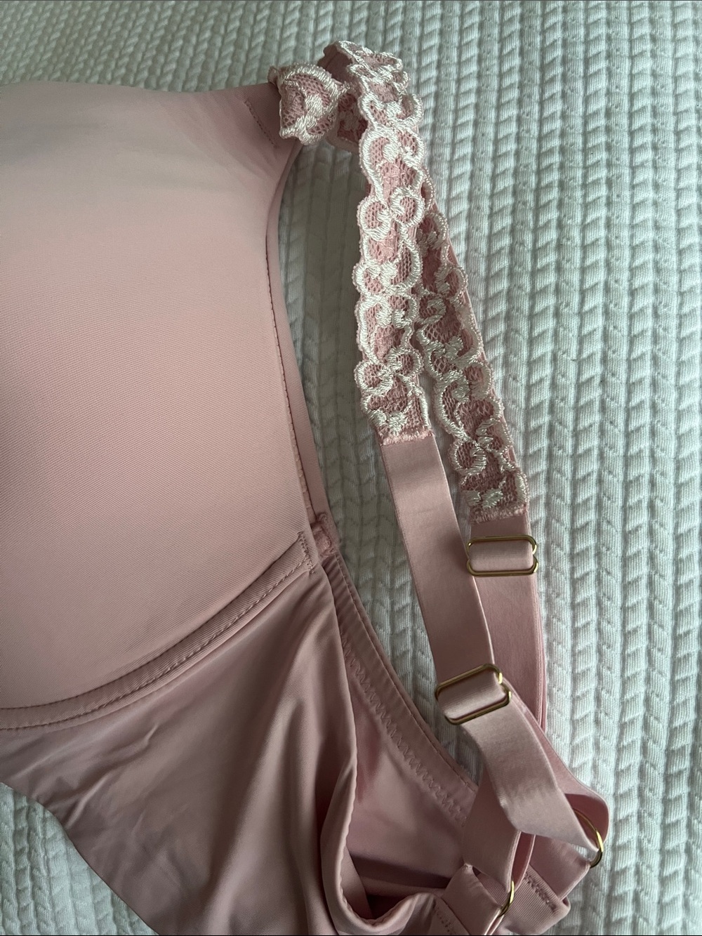 Natori Dusty Blush T-Shirt Bra. Size 36G.